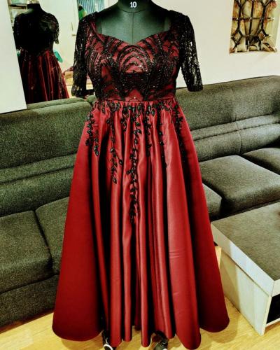 Fusion bridal lehenga with crop top, Chandra Boutique
